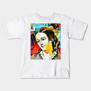 Margaret Fuller Abstract Portrait | Margaret Fuller abstract artwork 15 Kids T-Shirt